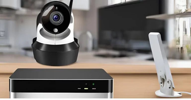DIY home security system components including wireless cameras, sensors, and smartphone monitoring.