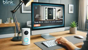 How to download Blink video doorbell footage to PC or laptop with a simple click on the download button