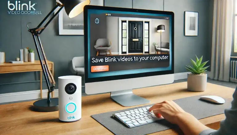 How to download Blink video doorbell footage to PC or laptop with a simple click on the download button