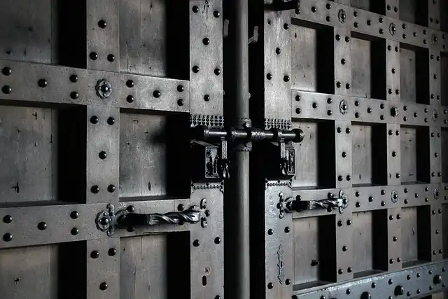 Strong door lock and gate: key physical security measures for your home.